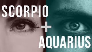 Scorpio amp Aquarius Sun Love Compatibility [upl. by Swisher]