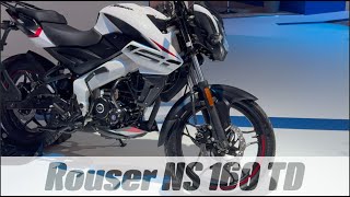 Bajaj Rouser NS 160 TD Ficha tecnica 4K [upl. by Nivek]