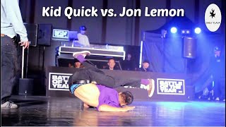 Kid Quick vs Jon Lemon Super fast footwork vs unique freeze flow Battle of the Year solos 2023 [upl. by Paul]