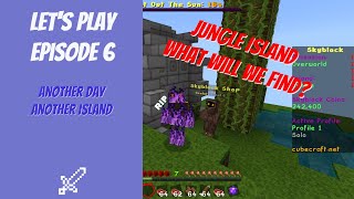 My FIRST Death amp Jungle Island  Episode 6 Cubecraft Skyblock Lets Play [upl. by Ennire421]