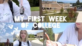 my first week of college  as a freshman  art education major [upl. by Atipul]