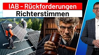 Photovoltaik  Finanzgerichte amp Richterstimmen zur Rückgängigmachung von Investitionsabzugsbeträgen [upl. by Downs704]