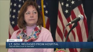 Colorado Lt Gov Dianne Primavera returns home following 5night hospital stay [upl. by Claude]