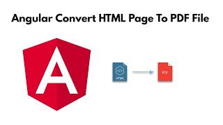 How To Convert HTML Page To PDF In Angular [upl. by Oniotna33]