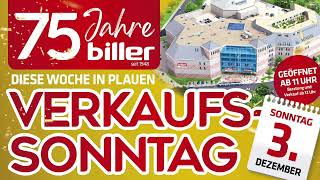 Verkaufsoffener Sonntag am 03 Dezember 2023 bei Biller in Plauen [upl. by Guimar871]