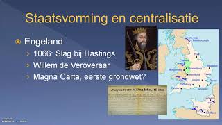 4 3  Staatsvorming en centralisatie bovenbouw HAVO [upl. by Austreng]