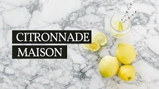 COMMENT FAIRE UNE CITRONNADE   recette Facile [upl. by Tildy]