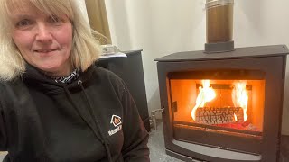 Ekol Edge Wood Burning Stove  5kw nominal 37kw to room Review by Natural Heating [upl. by Nehgem]