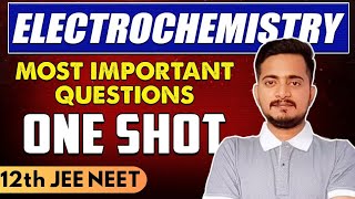 Electrochemistry important questions with pyqsClass 12thNEETIITBy Srivastava sir [upl. by Towill]