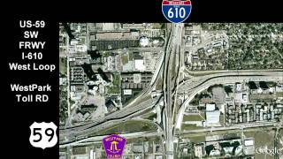 HoustonTX US59 Interchanges Stack City Part 2 [upl. by Annasoh291]