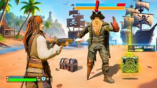 NEW DAVY JONES BOSS in Fortnite Update Jack Sparrow [upl. by Ettebab]