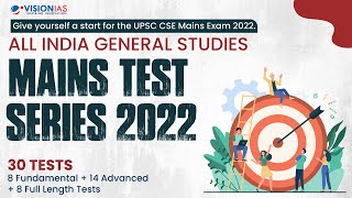 All India GS Mains Test Series 2022 [upl. by Akirehc]