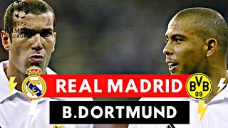 Real Madrid vs Borussia Dortmund 21 All Goals amp Highlights  2003 UEFA Champions League [upl. by Inavoy]