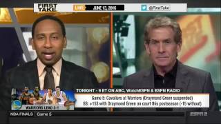 1080P ESPN FIRST TAKE NBA FINALS CAVALIERS VS WARRIORS GAME 5 PREDICTION [upl. by Grochow65]