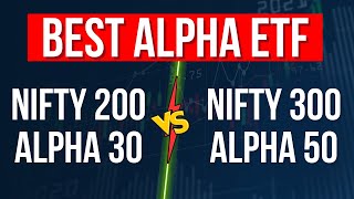 Best Alpha ETF to Invest in 2024 for Long Term Growth  Nifty200 Alpha30 Vs Nifty300 Alpha50 ETF 🚀 [upl. by Nnayllek]