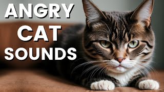 Angry Cat Sounds  Cat Meowing Sound Effects  In Ultra Slow Motion  8 Hours [upl. by Redla]