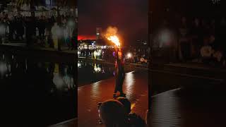 Amazing fireworks at a light show in Mawson Lakes Adelaide lightshow australia viralvideo short [upl. by Clellan]