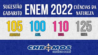 Gabarito ENEM 2022 CHROMOS  Prova Amarela Questão 105  Ciências da Natureza [upl. by Ecad]