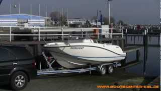 Quicksilver Activ 605 Sundeck mit Mercury F 100 EXLPT Testfahrt [upl. by Ecilayram]