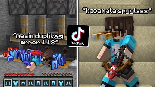 Menguji Coba Minecraft Hack TikTok Yang Terasa Illegal [upl. by Revell]