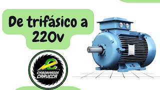 Cómo cambiar un motor trifásico a 220v [upl. by Beth]