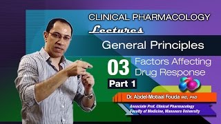 General Principles of Pharmacology Ar  03  variation in drug response  Part1 [upl. by Dinerman15]