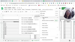 Convertendo pdf em planilha para diario online1 Apresentações Google [upl. by Liban]