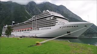 MSC Poesia Kreuzfahrt  Eidfjord Norwegen [upl. by Buine]