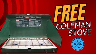 Free Coleman Stove colemanstove [upl. by Nayllij596]