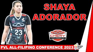 SHAYA ADORADOR  PVL ALL FILIPINO CONFERENCE 2023  HIGHLIGHTS [upl. by Chemesh]