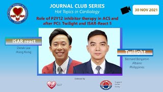 Role of P2Y12 inhibitor therapy in ACS and after PCI Twilight and ISARReact 5 [upl. by Hareemas129]