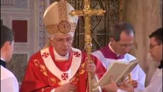 Pope Benedict XVI Mass in Westminster Cathedral  Full Video [upl. by Malvino428]