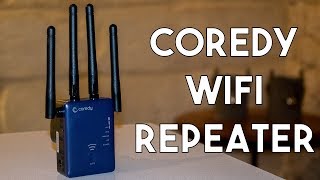 Coredy WiFi Repeater Unboxing Review and Setup [upl. by Arrait]