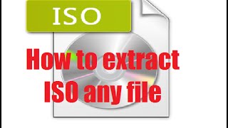 How to extract ISO file Using WinRar [upl. by Annoyk622]