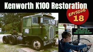 Kenworth K100 Cabover Semi Truck episode 18 [upl. by Hibbs]