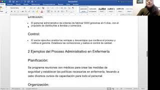 Administración 3quotCquot Ejemplos de proceso administrativo [upl. by Chari239]