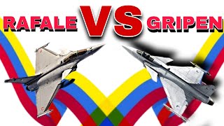 SAAB GRIPEN NG quotVSquot DASSAULT RAFALE PARA COLOMBIA [upl. by Adnuahsar]