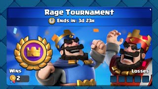 Best Rage Tournament Deck in Clash Royale Easy Wins 🏆 [upl. by Radmilla]