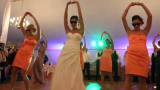 Best First Dance Flash Mob Goodman Wedding 542013 [upl. by Nolahp]