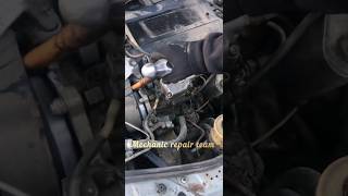 Engine timing belt slips while running 😲🫣 mechanic shortsfeed [upl. by Traweek380]