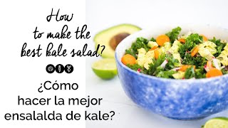 KALE salad  Ensalada de kale [upl. by Bryanty221]