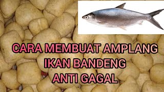 Resep Amplang Ikan Bandeng Kerupuk Atom Khas Samarinda  Ide Usaha Rumahan [upl. by Daffie872]