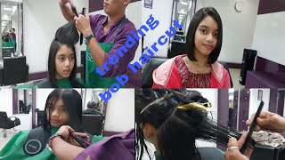 New Trending bob haircuts  Bubble Bob Haircut Tutorial [upl. by Nadeau596]