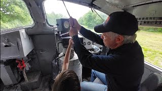 Cab Ride Southern 6133 an EMD FP7 at North Carolina Transportation Museum [upl. by Raila]