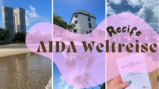 AIDA Weltreise 202324  Äquatortaufe und Recife Brasilien 🌴  VLOG 005 [upl. by Neumark]