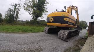 🇮🇪 JCB JS130 Laying Roadway [upl. by Leirum]