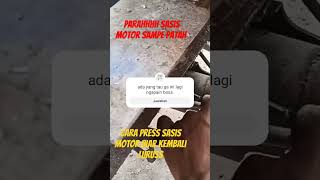 cara frress sasis motor [upl. by Enawtna]