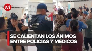 IMSS Guadalajara en el ojo del huracán por pelea entre guardias federales y personal médico [upl. by Dnamron]