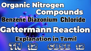 ONC32Gattermann ReactionBenzene Diazonium ChlorideOrganic Nitrogen Compounds [upl. by Ettenoitna126]