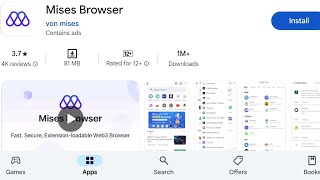 How To Install Mises Browser Apps  How To Download Mises Browser Apps [upl. by Hsan]